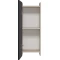 Шкаф одностворчатый Misty Поло О-Пол08030-014По 30x80 см L/R, дуб галифакс/антрацит матовый - 3