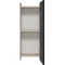 Шкаф одностворчатый Misty Поло О-Пол08030-014По 30x80 см L/R, дуб галифакс/антрацит матовый - 4