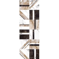 Декор Meissen Keramik Wild chic коричневый 25x75