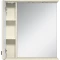 Зеркальный шкаф Misty Лувр П-Лвр03065-1014Л 65x80 см L, с подсветкой, выключателем, слоновая кость - 2