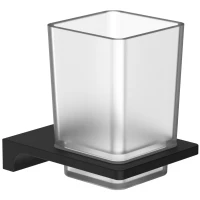 Стакан для зубных щеток Wonzon & Woghand Eclipse WW-9121-BL настенный, черный