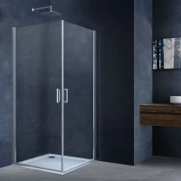 Душевой уголок Vincea Alpha VSR2-3AL7085CL 85x70 см, профиль хром, стекло прозрачное