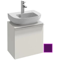 Тумба сливовый глянец 45,2 см шарниры справа Jacob Delafon Odeon Up EB999D-F26