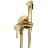 Гигиенический душ Ramon Soler Drako 336801WCOC со смесителем, золотой матовый