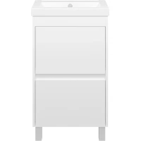 Тумба белый глянец 48 см Misty Алиса Э-Али01050-0112Я