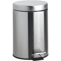 Мусорное ведро Bemeta Hotel 104315052 5л, с педалью, нержавеющая сталь