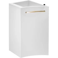 Шкаф одностворчатый 28,7x56 см белый глянец L Belux Версаль НП 30 4810924223845