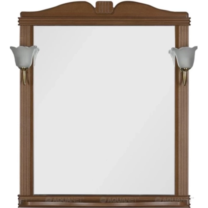 Зеркало 82,9x91,2 см орех Aquanet Николь 00180512