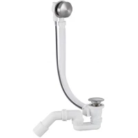 Слив-перелив для ванны Grocenberg GB240NK полуавтомат, никель