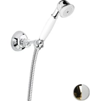 Душевой гарнитур Emmevi  110/BO 1 режим, золотой/белый