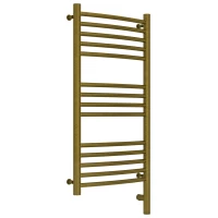 Полотенцесушитель электрический 800x400 состаренная бронза МЭМ правый, перемычка выгнутая Сунержа Богема 3.0 05-5803-8040