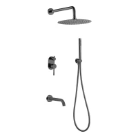 Душевой комплект 300 мм Boheme Uno 464-2-SGM