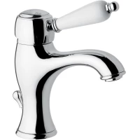 Смеситель для раковины Emmevi Laguna 40063/CR с донным клапаном, хром