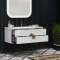 Комплект мебели белый глянец/золото 121 см Opadiris Ибица - 5