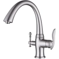 Смеситель для кухни Zorg ZR 340 YF SATIN с подключением к фильтру, сатин