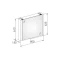 Зеркальный шкаф с люминесцентной подсветкой 80x63,5 см KEUCO Royal Metropol 14001171201 - 5