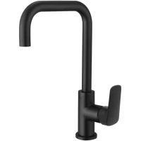 Смеситель для кухни Aquatek Вега AQ1081MB черный матовый