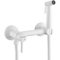 Гигиенический душ Shevanik S107C со смесителем, белый