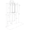 Шкаф одностворчатый 35x80 см белый глянец/дуб эндгрейн L/R Акватон Марти 1A270203MY010 - 11