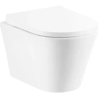 Унитаз подвесной BelBagno Flay-R BB506CH безободковый, белый