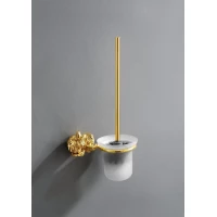 Ершик для унитаза золото Art&Max Rose AM-0911-Do