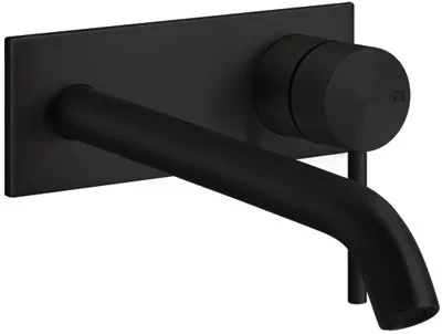 

Смеситель для раковины Gessi Gessi316 54090#299 встраиваемый, без донного клапана, черный матовый