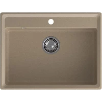 Кухонная мойка GranFest Level 660 66x50 см, песочный