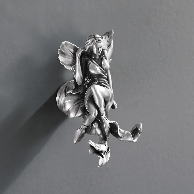 Крючок Art&Max Fairy AM-0982-T двойной, для ванны, серебро