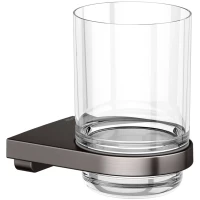 Стакан для зубных щеток KEUCO Collection Moll 12750359000 настенный, черный титан матовый