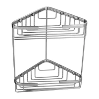 Полка угловая 18,3x18,3 см Omnires Uni UN3515ACR