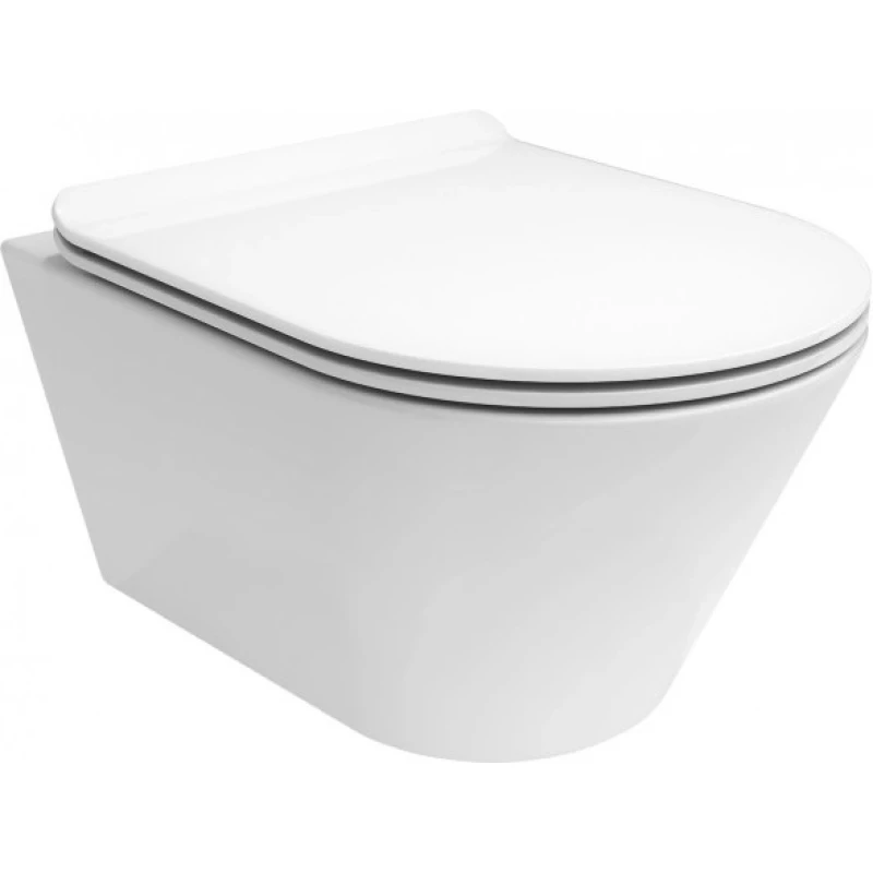 Комплект подвесной унитаз Kerama Marazzi Plaza Modern PLMR.wc.02 + PLMR.seat.02\WHT + система инсталляции Villeroy & Boch 92246100 + 92249061