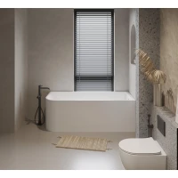 Акриловая ванна BelBagno BB712-1600-730-R 160x73 см R, угловая, белый