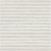 Декор Сан-Марко мозаичный серый светлый матовый обрезной 40x40x1