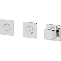 Термостат для ванны Remer Absolute AU99D2PKB встраиваемый, хром