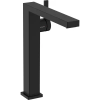 Смеситель для раковины Hansgrohe Tecturis E 73073670 CoolStart, с донным клапаном, черный матовый