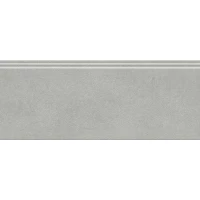 Плинтус Чементо серый матовый обрезной 30x12