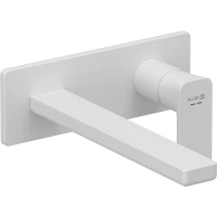 Смеситель для раковины Kludi Renon 422455375 встраиваемый, без донного клапана, белый матовый