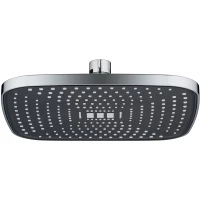 Верхний душ Voda VTS03Black 230 мм, хром/черный