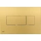 Смывная клавиша золото для двойного смыва AlcaPlast M375 - 1