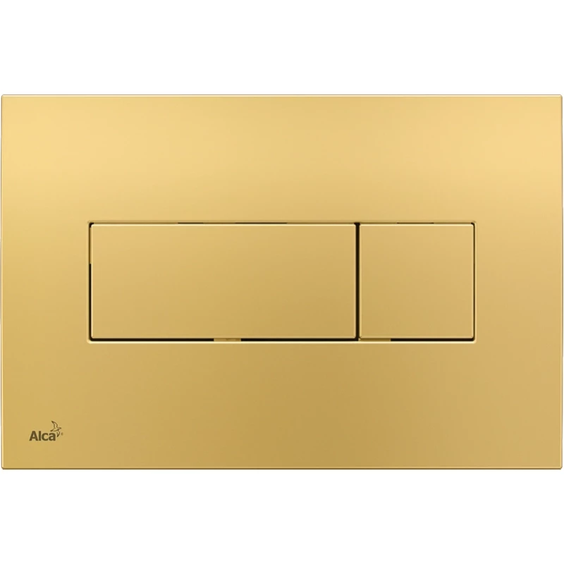Смывная клавиша золото для двойного смыва AlcaPlast M375