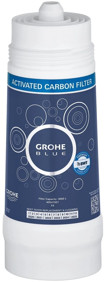 Сменный фильтр 3000 л Grohe Blue 40547001 фильтр grohe