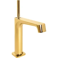 Смеситель для раковины Hansberge H1090GO золотой