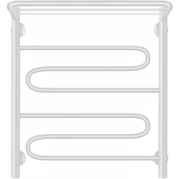 Полотенцесушитель водяной Secado Валенсия 1СП 4603777484026 600x632, белый матовый