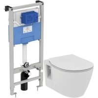 Комплект подвесной унитаз E822301 + система инсталляции R020467 Ideal Standard Prosys Connect E8822301PC15