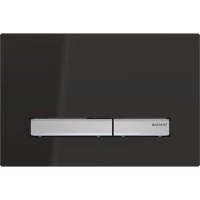 Кнопка смыва Geberit Sigma50 115.788.DW.2 для инсталляции, черный/нержавеющая сталь