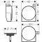 Hansgrohe Exafill S 58117000 Накладная панель для ванны слив-перелив с наливом - 2