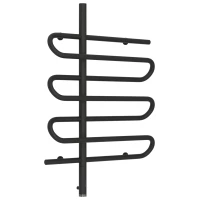 Полотенцесушитель электрический 800x600 темный титан муар МЭМ левый Сунержа Эпатаж 15-0550-8060 