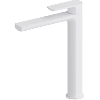 Смеситель для раковины Newform Haka 72015.01.014 без донного клапана, белый матовый