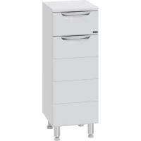 Тумба Санта Родос 306001 30 см R, напольная, белый глянец