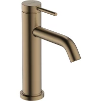 Смеситель для раковины Hansgrohe Tecturis S 73314140 CoolStart, с донным клапаном, бронза